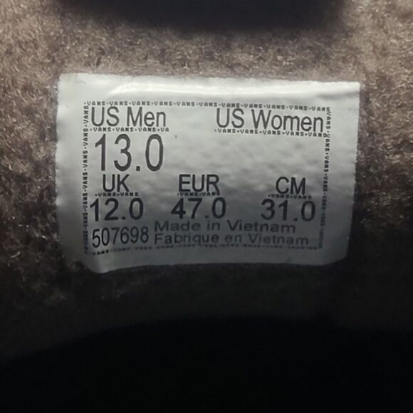 VANS Sk8-Hi Boots Mens Size 13 GoreTex MTE-3 Water Resistant Durable All-Terrain - Picture 15 of 16